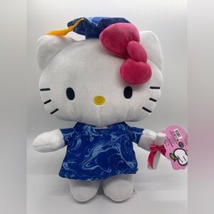 Graduation Plush Hello Kitty Licensed Sanrio Cap, Gown, and Diploma 10.5" BNWT